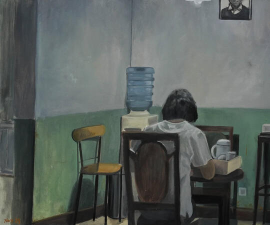 Duduk — oil on canvas, 2024